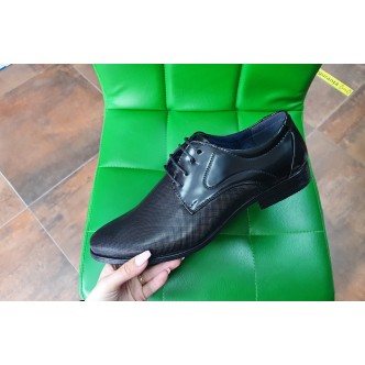 Pantofi eleganti cu siret 28 negru