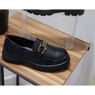 Pantofi cu aplicatie Fiona G-20122 negru