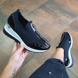 Pantofi elastici Gina F-00029 negru