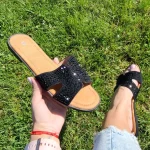 Papuci confortabili Iris LQ01 negru