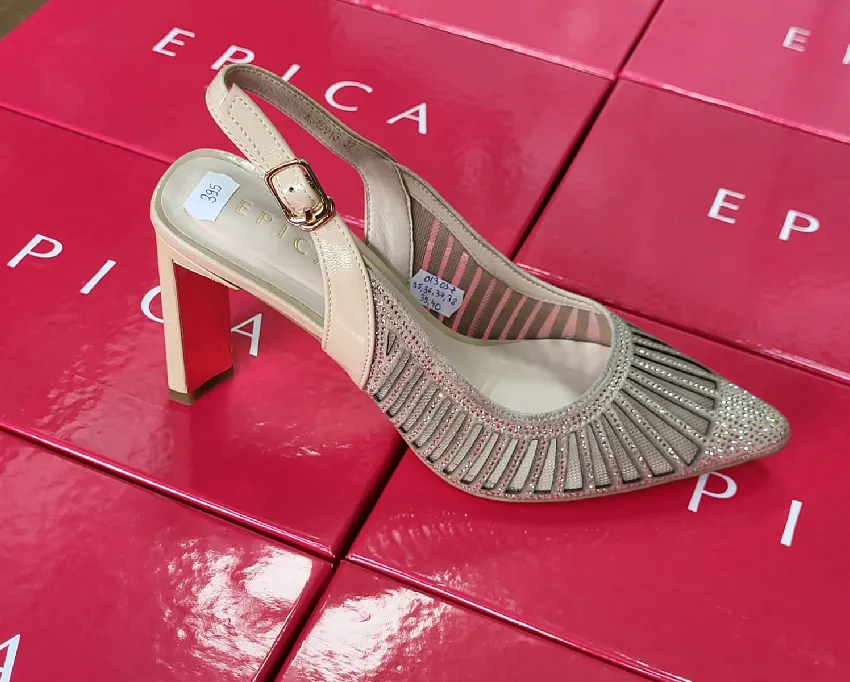 Sandale elegante Epica 01303 Auriu