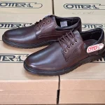 Pantofi Otter cu șiret și talpă groasă 444-2 maro