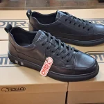 Pantofi Otter casual cu șiret 322-1 negru