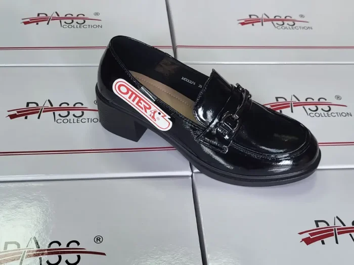 Pantofi casual Pass 122-3 negru