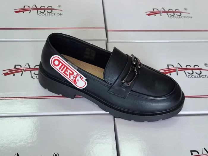 Pantofi casual Pass 458-5 negru