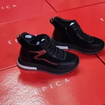 Botine casual Pass H007, negru