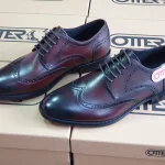 Pantofi Barbati OTTER tip Brogue Din Piele Maro
