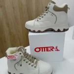 Ghete Sport Dama Otter Din Piele Naturala Crem G6482